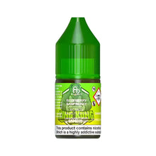 R&M Tornado 7000 Salts Green bottle of blueberry raspberry nicotine product on a white background