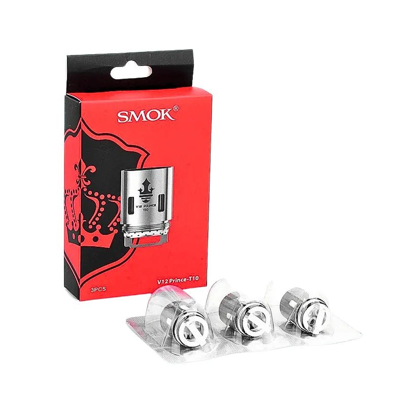 Smok V12 Prince T10 Coils Pack of 3 Hardware UK Vape Supply Ltd