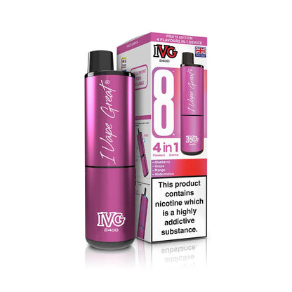 IVG 2400 Recharge 8 - Prefilled Pod Kit