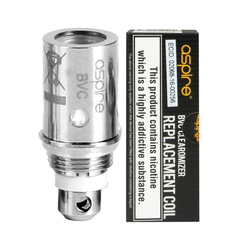 Aspire BVC Atomiser Coils 1.8ohm - Pack of 5