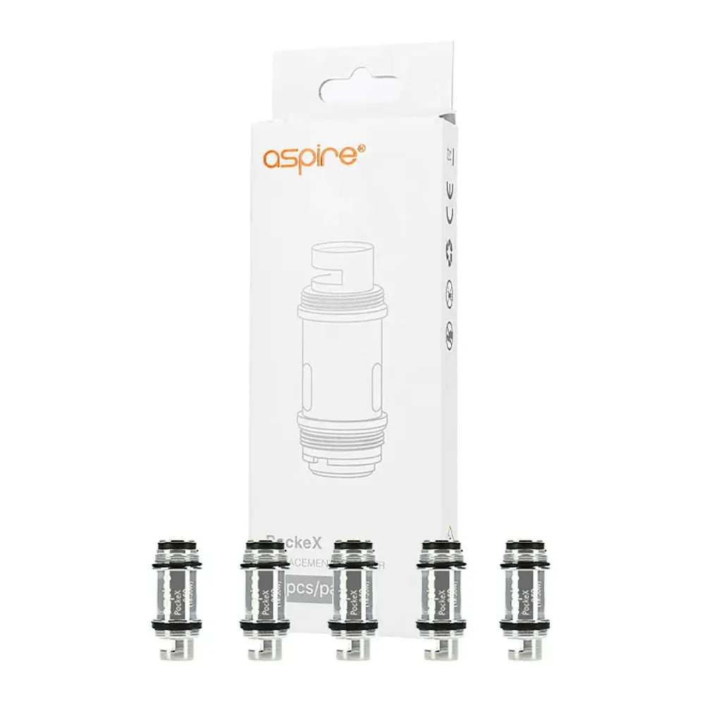Aspire PockeX Coils 0.6 & 1.2 ohm  - Pack of 5