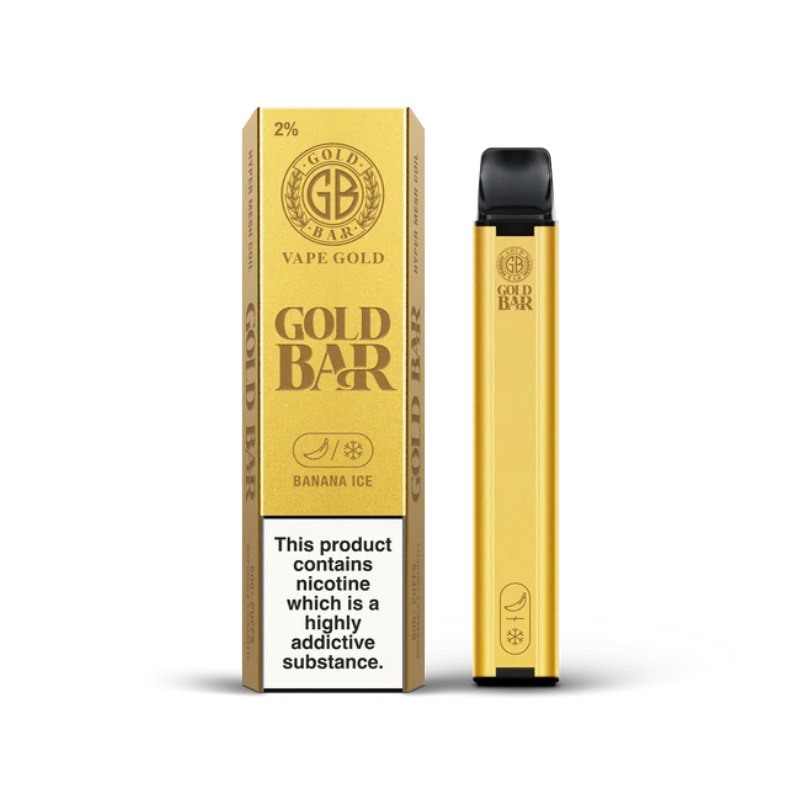 Vape Gold's Gold Bar - Banana Ice