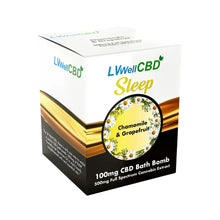 LVWell CBD - CBD Bath Bomb Sleep – Chamomile and Grapefruit