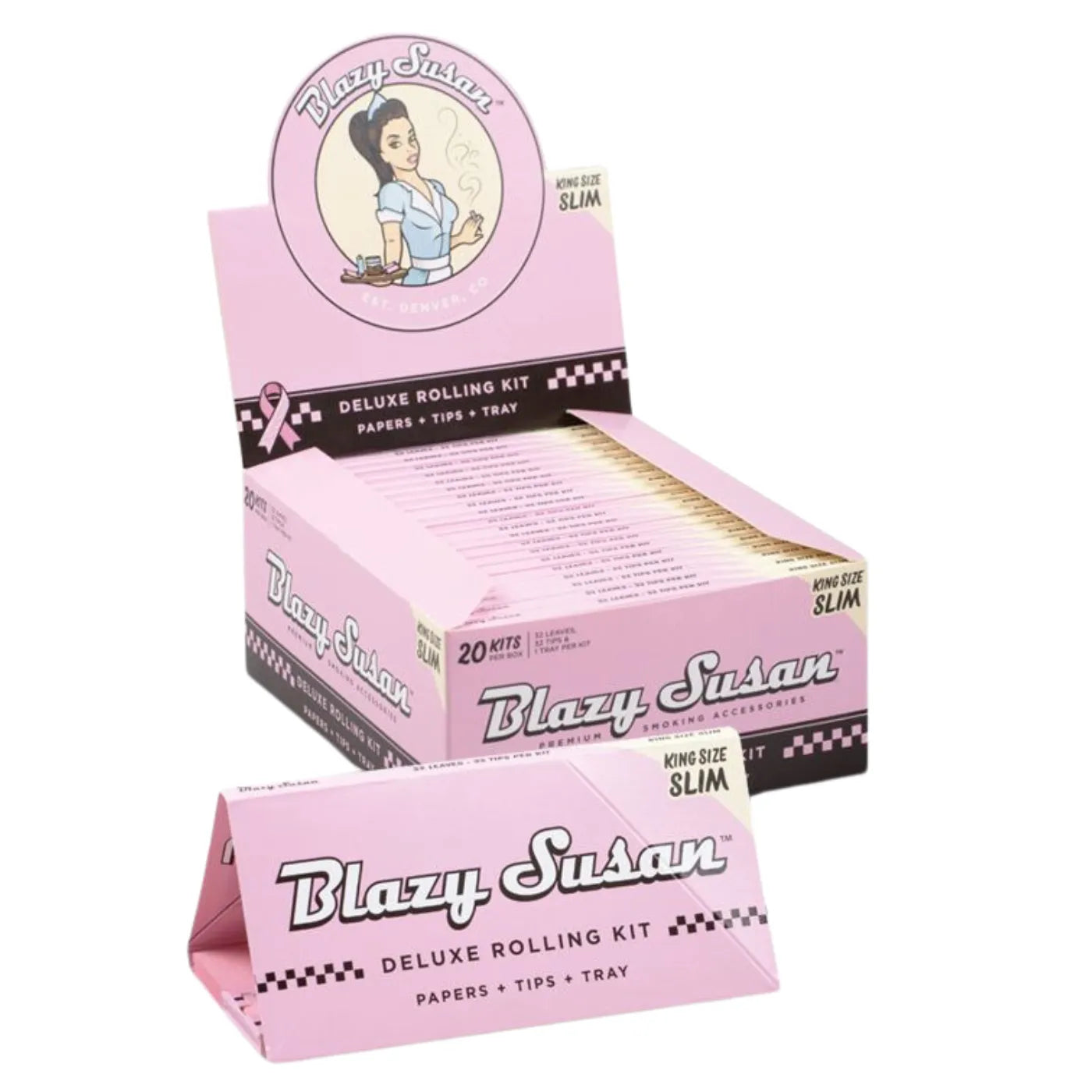 Blazy Susan rolling kit packaging on a white background