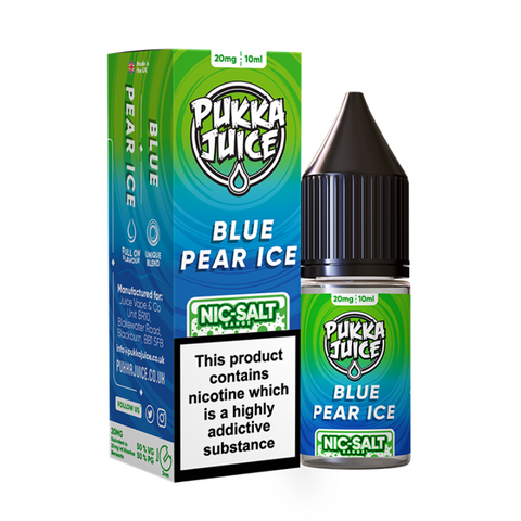 Pukka Nic Salts Blue Pear Ice - 10ml