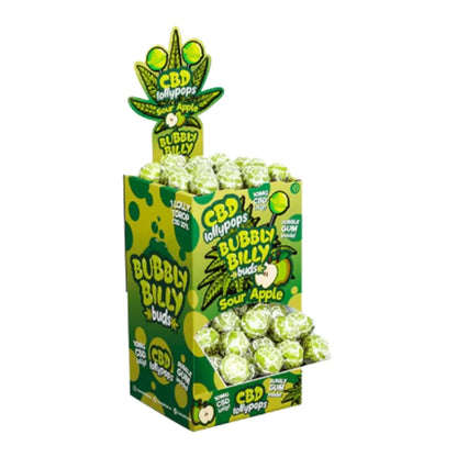 Bubbly Billy Buds - CBD Lollipops 10mg - 100pcs