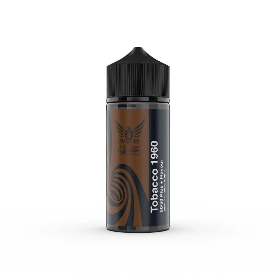 Vape juice bottle labeled 'Tobacco 1960' on a white background