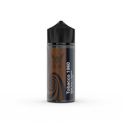 Vape juice bottle labeled 'Tobacco 1960' on a white background