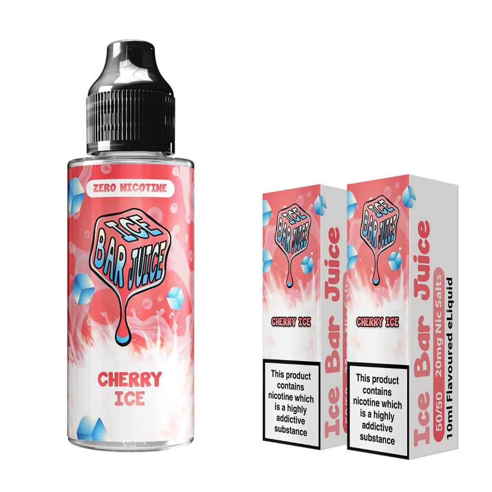 Ice Bar Juice 100ml - Cherry Ice + Ice Bar Juice Salts