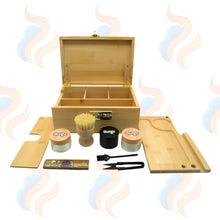 Chongz Wooden Gift Box – Premium Smoking Accessory Storage Set on a white background