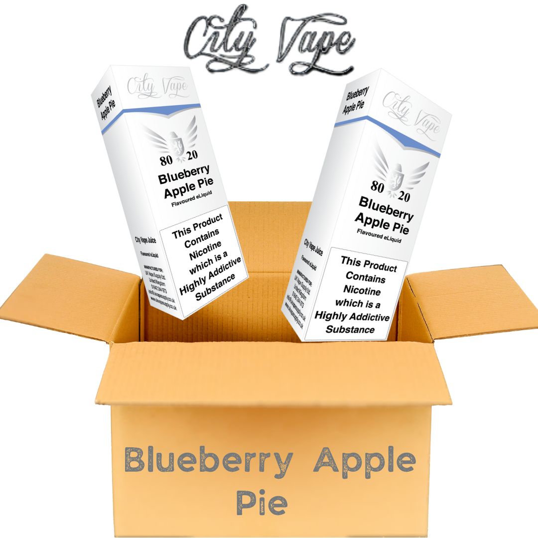 Lge Case CityVape 480x10ml Blue Apple Pie (No 16)