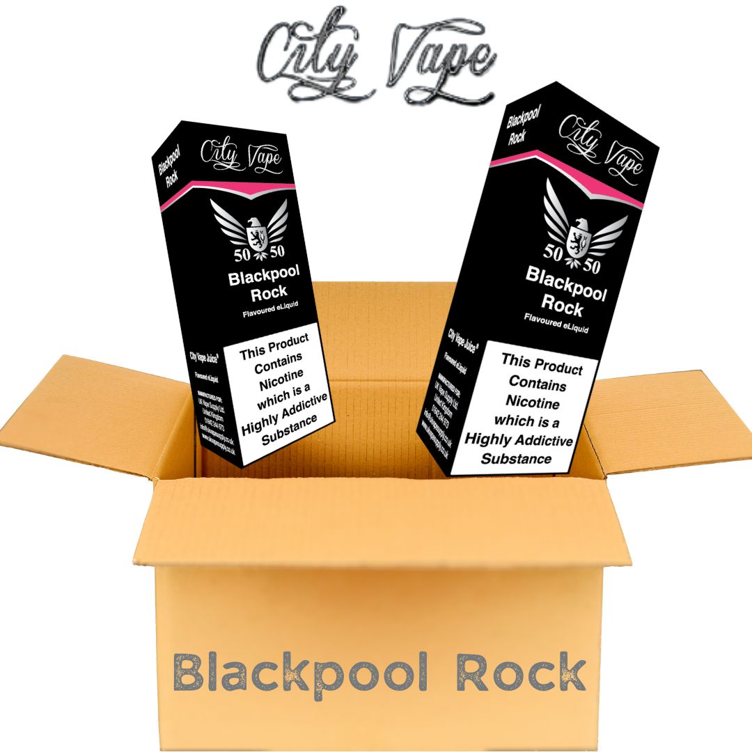 Lge Case CityVape 480x10ml B/pool Rock 6mg (No 11)