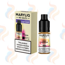Maryliq Nic Salts Pink Lemonade 10mg Clearance Sale