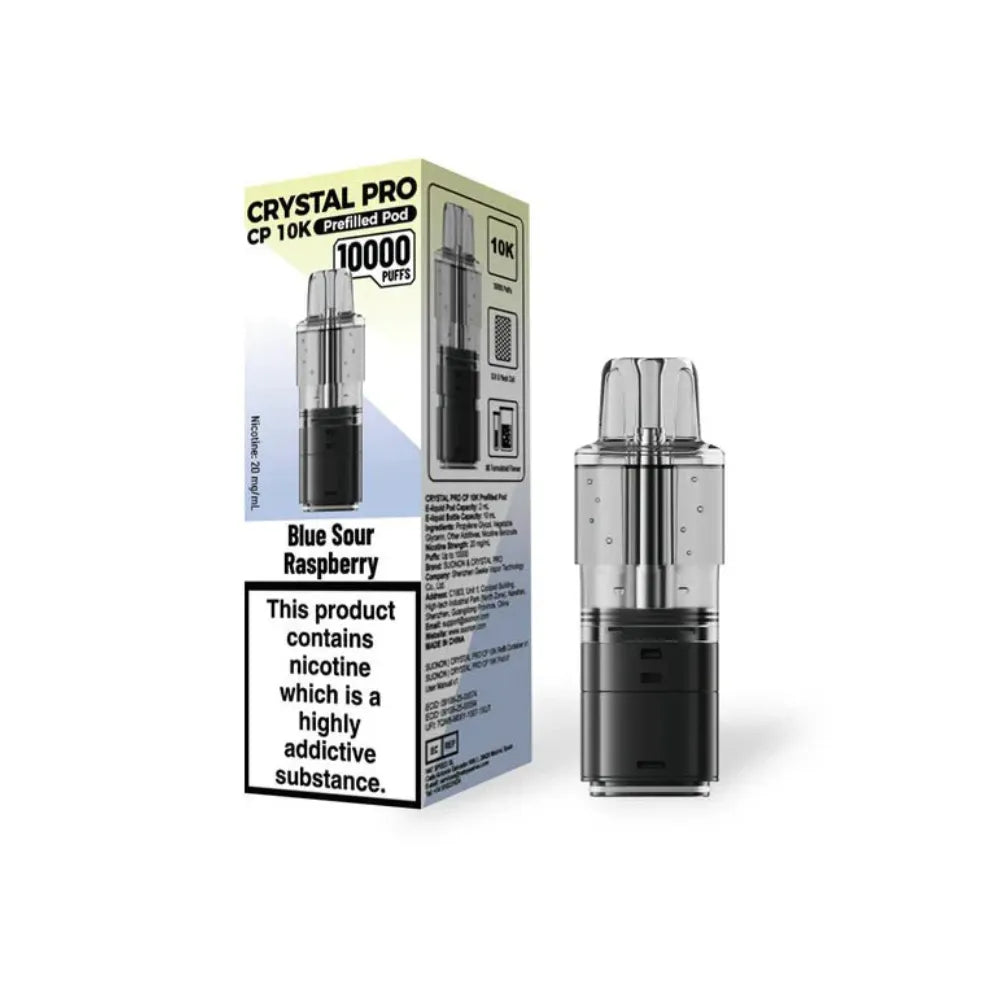 Crystal Pro CP10k prefilled pod Blue Sour Raspberry