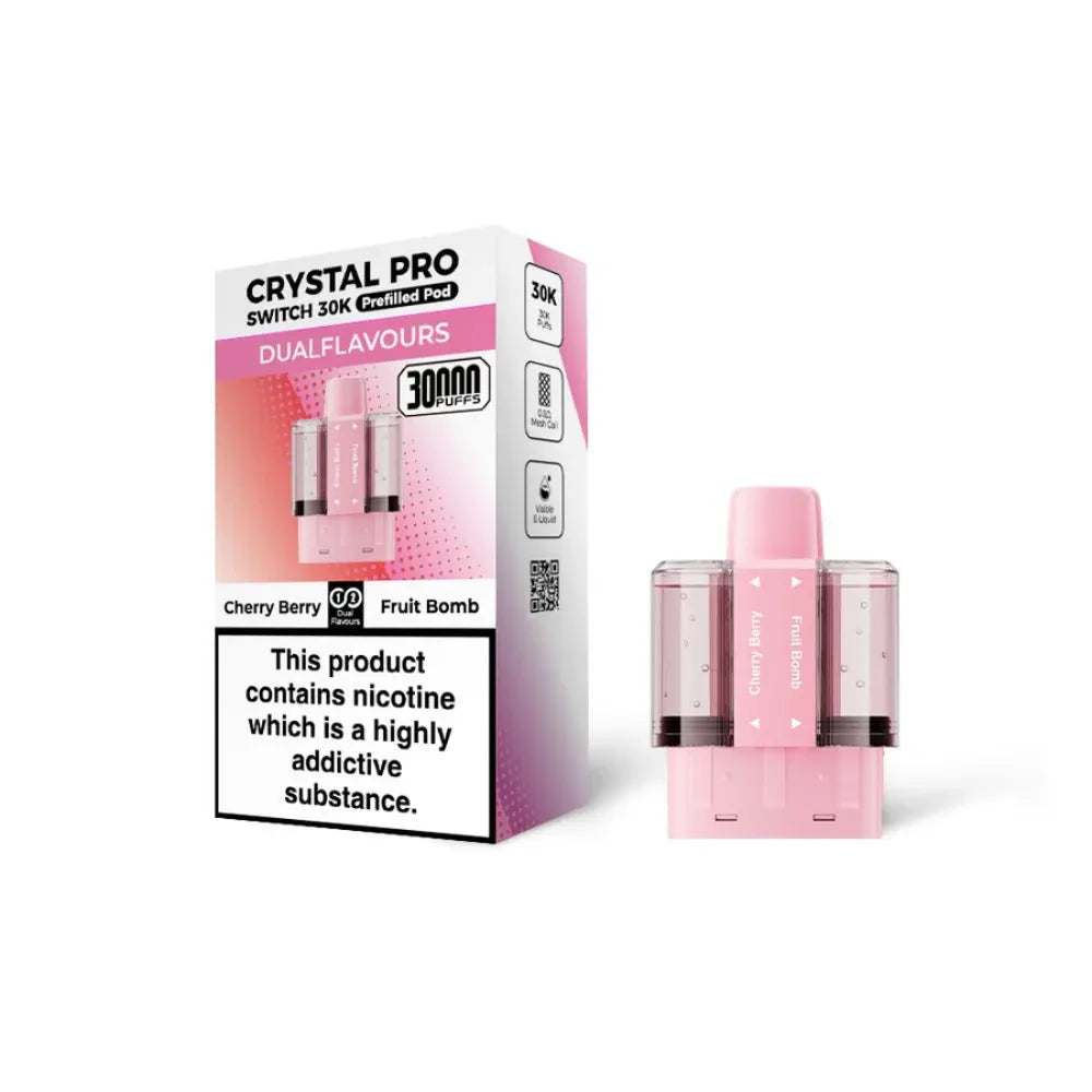 Crystal Pro Switch 30k prefilled pods cherry berry/fruit bomb