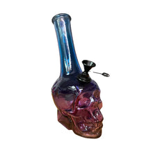 D&K - Large Glass Skull Waterpipe