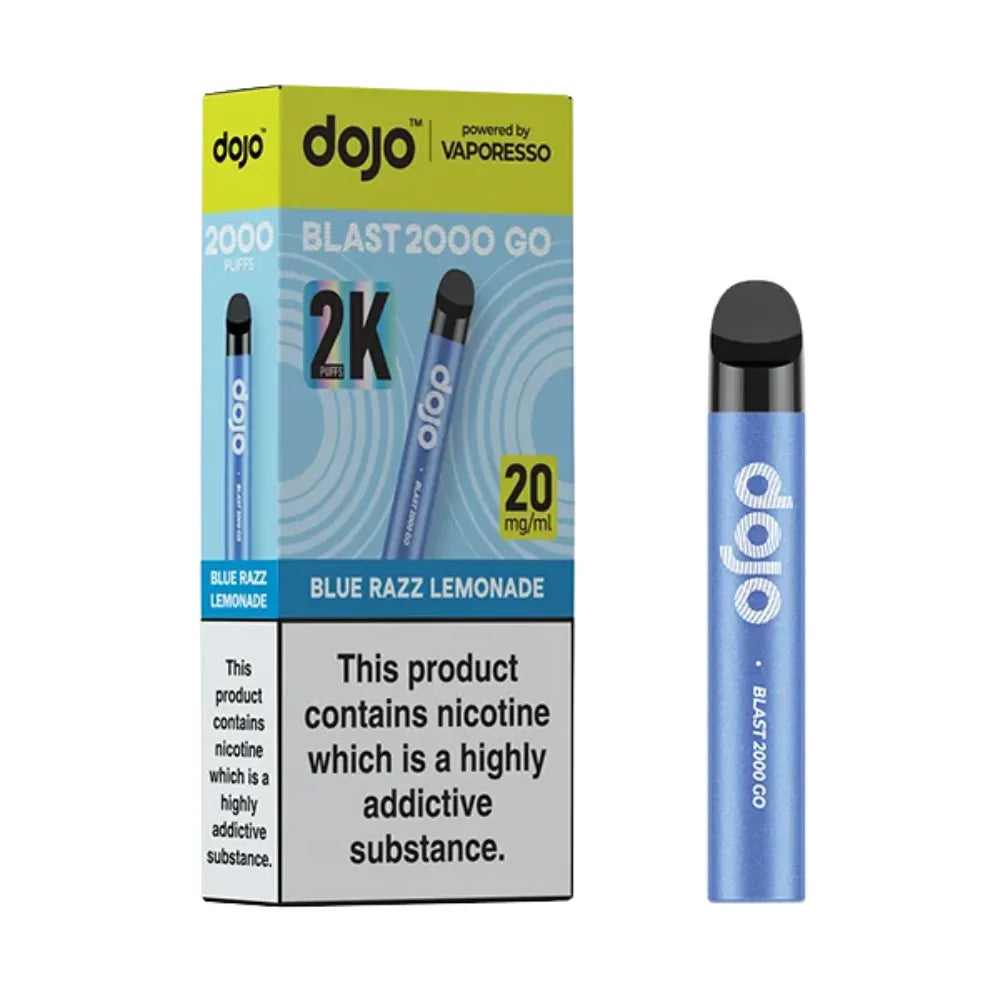  dojo vape pen and packaging on a white background