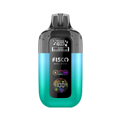 Fisco vape Fizzy Blueberry Ice device with gradient design on a white background