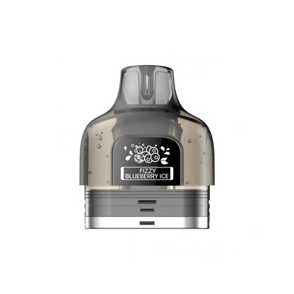 Fisco Vape refills with 'Fizzy Blueberry Ice' label on a white background