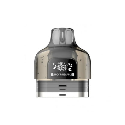 Fisco Vape refills with 'Juicy Pineapple' branding on a white background