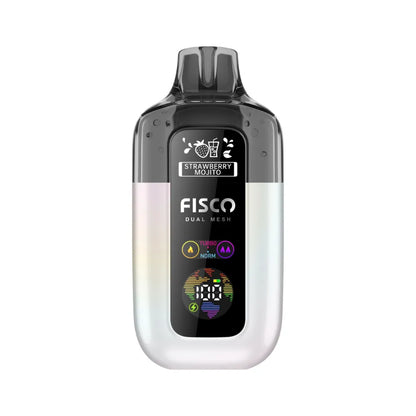 Fisco vape Strawberry Mojito device with display on a white background