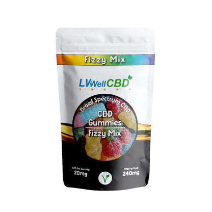 LVWell CBD - Fizzy Mix 20mg CBD Gummies