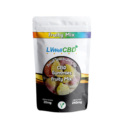 LVWell CBD - Fruity Mix 20mg CBD Gummies