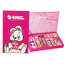 G-Rollz pink collection gift set with accessories on a white background