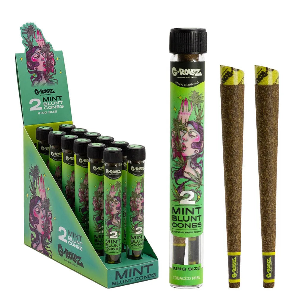 G-Rollz King-Size Blunt Cones - Mint flavour