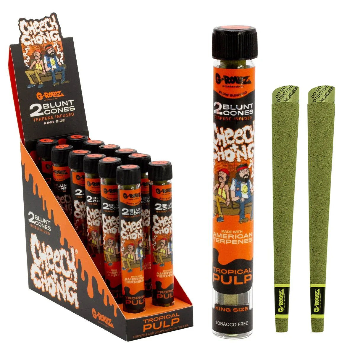 G-Rollz King-Size Blunt Cones - Tropical Pulp flavour