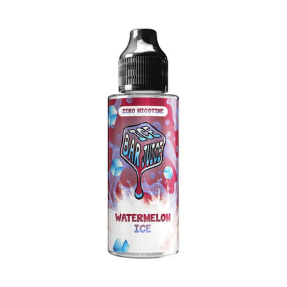 Bottle of Bar Juice Watermelon Ice e-liquid on a white background