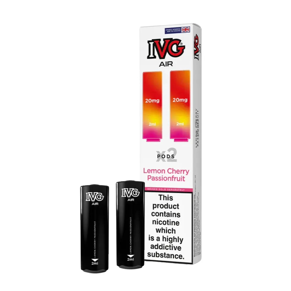 IVG Air | Vape Refill Pods | 2pcs | UK Vape Supply UK Vape Supply Ltd. IVG Air | Vape Refill Pods | 2pcs | UK Vape Supply UK Vape Supply Ltd.