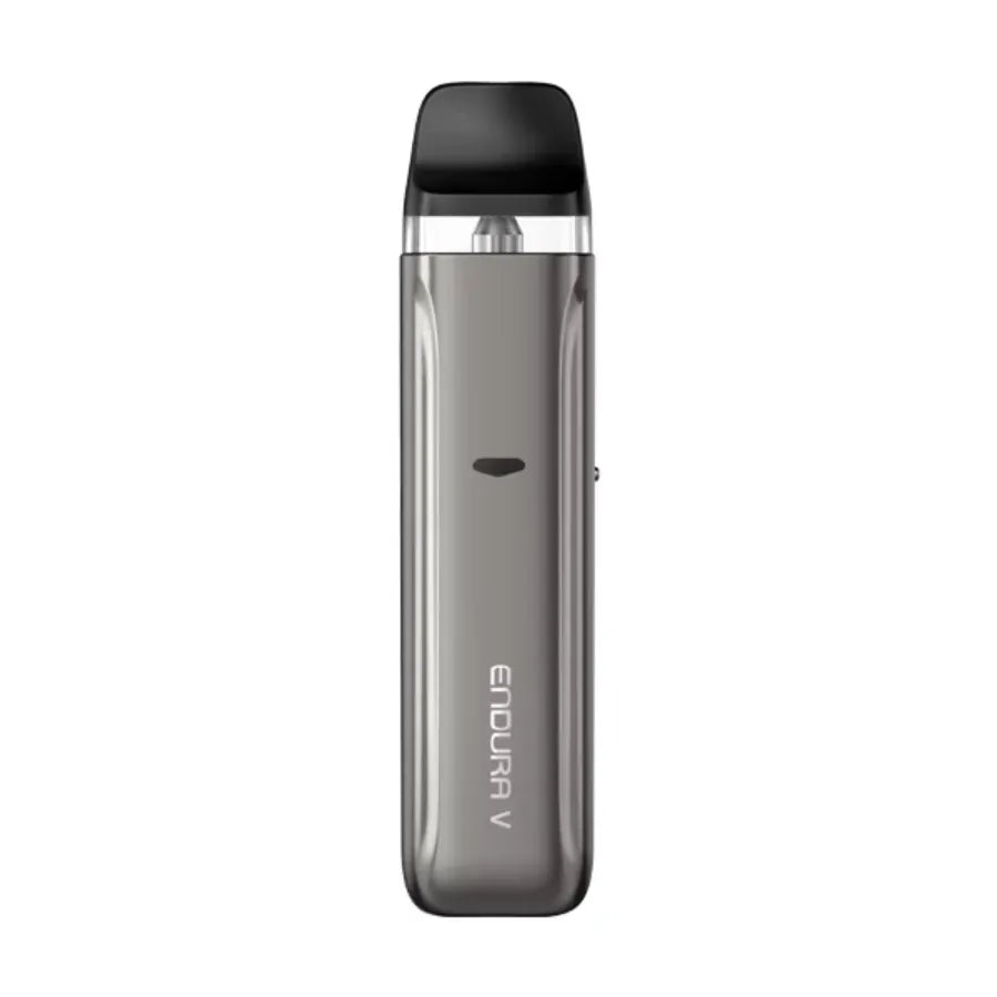 Electronic device with 'Endura V' branding on a white background