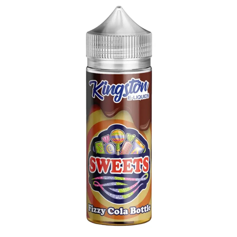 Kingston E-Liquids Sweets Fizzy Cola Bottle on a white background