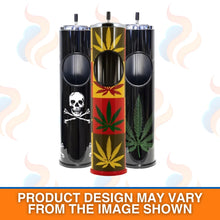 Large Floor-Standing Ashtray Bin – Metal Ashtray with Waste Compartment (60cm) on a white background
