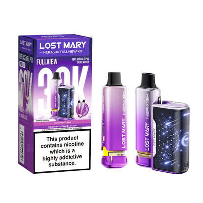 Lost Mary vape device and packaging on a white background