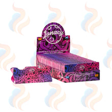 Lunacy rolling papers on a white background