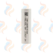 White Molicell Battery on a white background