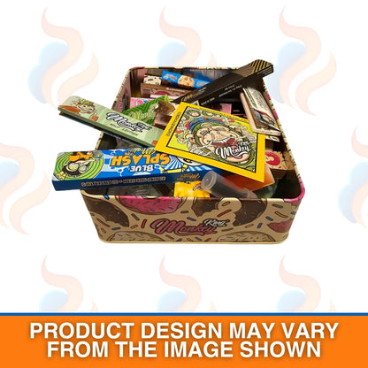 Monkey King Smoking Tin Kit – Complete All-in-One Rolling Gift Set on a white background