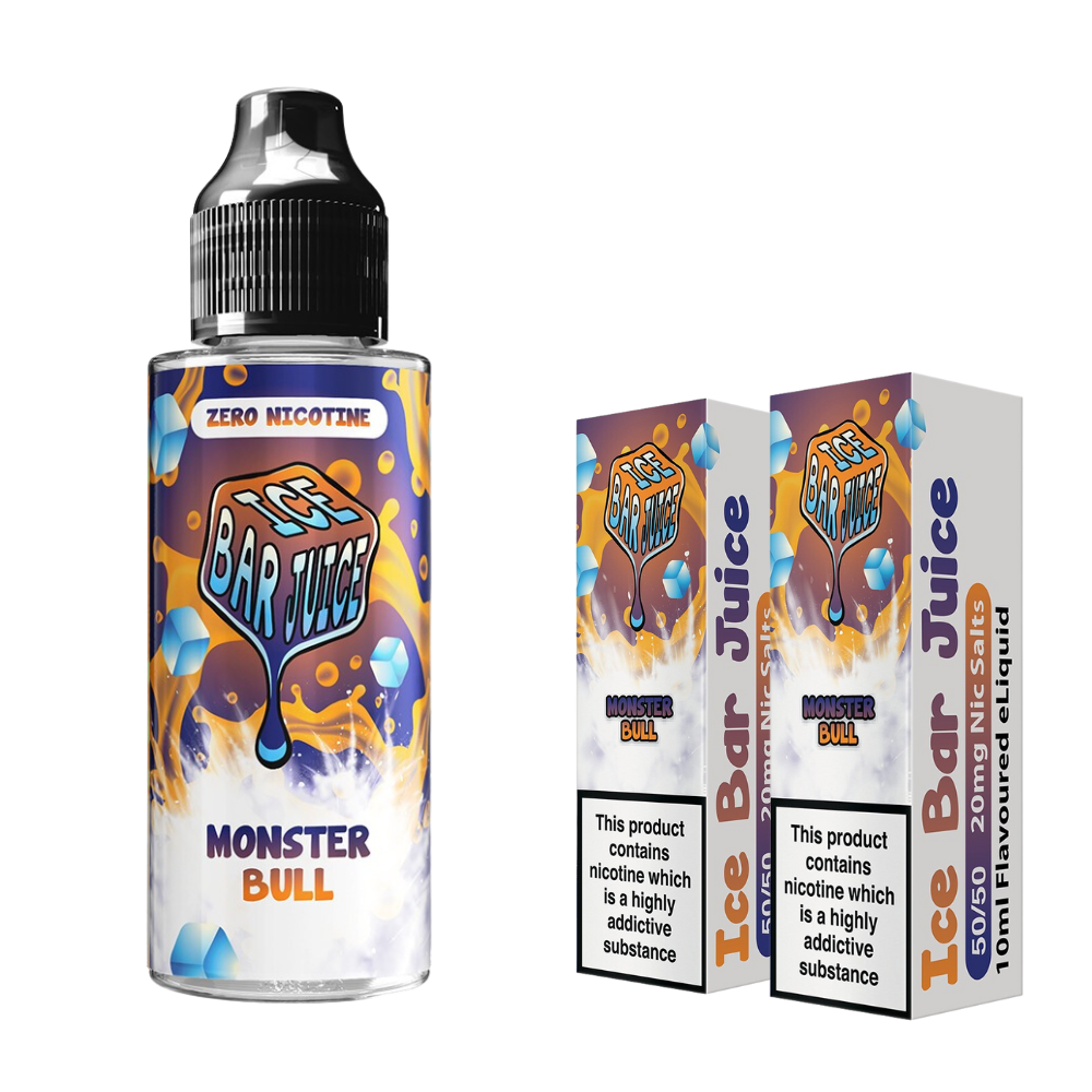 Ice Bar Juice 100ml - Monster Bull + Ice Bar Juice Salts