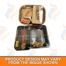 RAW-Style Rolling Tray Kit – Complete Smoking Accessory Set (Multiple Sizes)