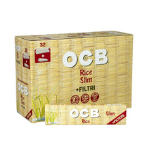 OCB - Rice Rolling Papers with Tips - 32pcs