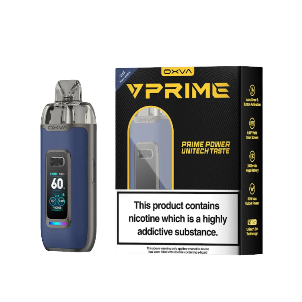 OXVA VPrime | Pod Vape Kit | UK Vape Supply UK Vape Supply Ltd. OXVA VPrime | Pod Vape Kit | UK Vape Supply UK Vape Supply Ltd.