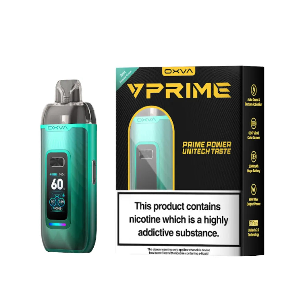 OXVA VPrime | Pod Vape Kit | UK Vape Supply UK Vape Supply Ltd. OXVA VPrime | Pod Vape Kit | UK Vape Supply UK Vape Supply Ltd.