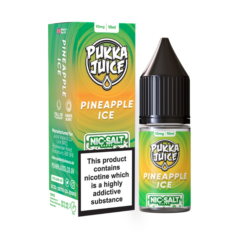 Pukka Nic Salts Pineapple Ice - 10ml