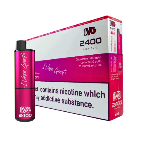 IVG 2400 - Box of 5 - From £8.00 per bar