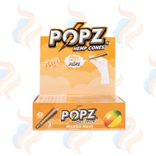 Popz Hemp Cones – Flavour Capsule Pre-Rolled Cones (12 Packs / 36 Cones)  on a white background