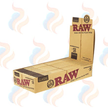 RAW Classic Supernatural Rolling Papers 30cm – 12 Inch Papers on a white background