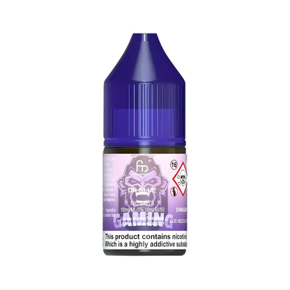 R&M Tornado 7000 Salts Vape juice bottle dr blue and label on a white background