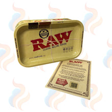 RAW Authentic Storage Tin – Metal Rolling Storage Box on a white background